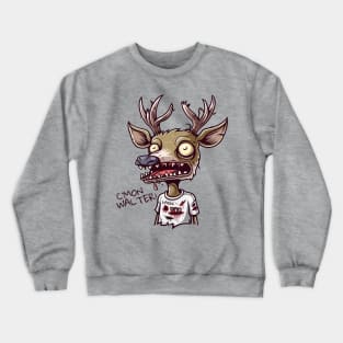 Worn-Out Reindeer Requests More from Walter Crewneck Sweatshirt